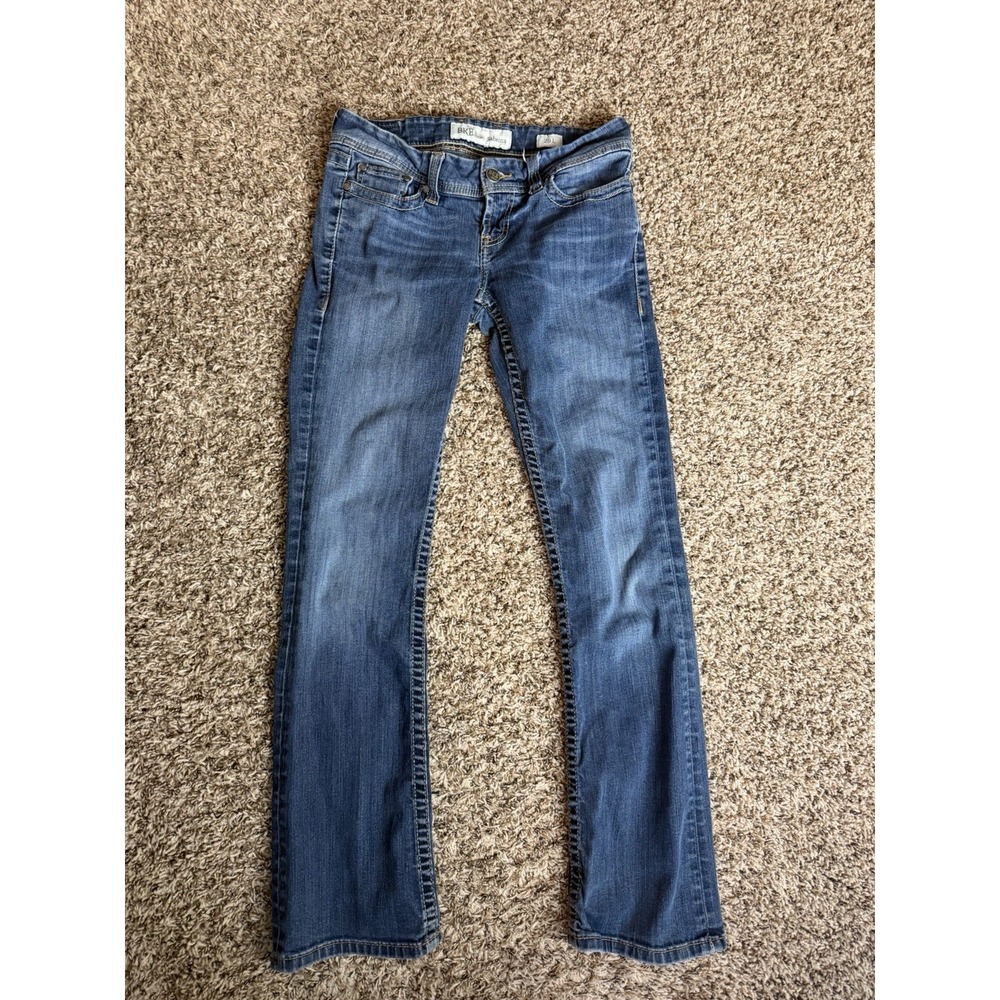 BKE WOMENS BLUE JEANS 29L SABRINA STRETCH DENIM JEANS BOOT CUT